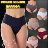 KIT Calcinhas Cintura Alta - POWER FIT ALYCIA - Reduz medidas e esconde gordurinhas